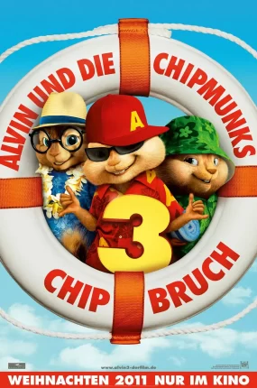 粤语配音电影花鼠明星俱乐部3 鼠来宝 3：破碎的旅程 鼠来宝3 Alvin and the Chipmunks: Chip-Wrecked