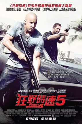粤语配音电影狂野时速5 速度与激情5 玩命关头5 Fast Five